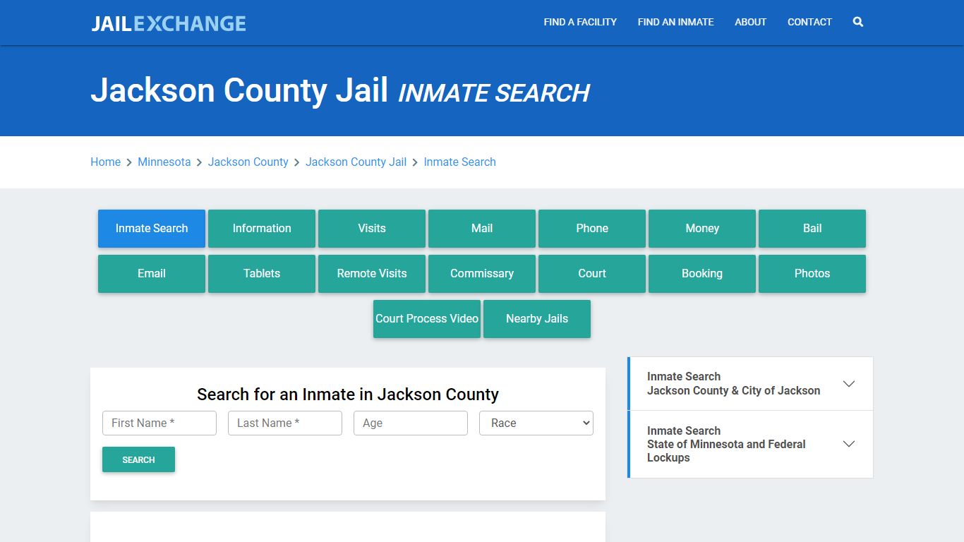 Jackson County Jail, MN Inmate Search: Roster & Mugshots